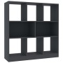 Estantería librería madera contrachapada gris 97,5x29,5x100cm de , Librerías y estanterías - Ref: Foro24-800173, Precio: 76,0...