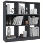 Estantería librería madera contrachapada gris 97,5x29,5x100cm de , Librerías y estanterías - Ref: Foro24-800173, Precio: 76,0...