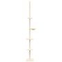 Árbol rascador para gatos de suelo a techo crema 263,5-289,5 cm de , Mobiliario para gatos - Ref: Foro24-171708, Precio: 84,9...