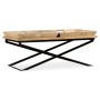 Mesa de centro de madera maciza de mango 110x55x42 cm de , Mesas de centro - Ref: Foro24-244898, Precio: 235,26 €, Descuento: %