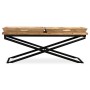 Mesa de centro de madera maciza de mango 110x55x42 cm de , Mesas de centro - Ref: Foro24-244898, Precio: 235,26 €, Descuento: %
