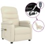 Sillón de masaje eléctrico cuero sintético crema de , Sillones de masaje eléctricos - Ref: Foro24-3073678, Precio: 240,57 €, ...