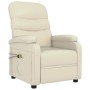 Sillón de masaje eléctrico cuero sintético crema de , Sillones de masaje eléctricos - Ref: Foro24-3073678, Precio: 240,57 €, ...
