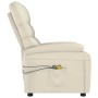 Sillón de masaje eléctrico cuero sintético crema de , Sillones de masaje eléctricos - Ref: Foro24-3073678, Precio: 240,57 €, ...