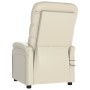 Sillón de masaje eléctrico cuero sintético crema de , Sillones de masaje eléctricos - Ref: Foro24-3073678, Precio: 240,57 €, ...