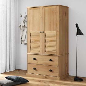 Armario VIGO madera maciza de pino 90x55x170 cm de , Armarios roperos - Ref: Foro24-353163, Precio: 376,38 €, Descuento: %