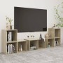Muebles de salón 6 piezas madera de ingeniería roble Sonoma | Foro24.es | Tu tienda online para hogar, jardín y más Foro24.es