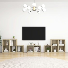 Comprar Muebles de salón 8 piezas madera de