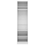 Armario de madera contrachapada blanco brillante 50x50x200 cm de , Armarios roperos - Ref: Foro24-800240, Precio: 122,08 €, D...