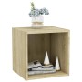 Mueble para TV madera contrachapada roble Sonoma 37x35x37 cm de , Muebles TV - Ref: Foro24-805507, Precio: 26,51 €, Descuento...