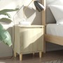 Mesita de noche con patas madera pino roble Sonoma 40x30x50 cm | Foro24.es | Tu tienda online para hogar, jardín y más Foro24.es