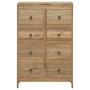 Cómoda de madera maciza de teca 55x30x90 cm de , Cajoneras - Ref: Foro24-340740, Precio: 320,13 €, Descuento: -5%%