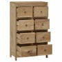 Cómoda de madera maciza de teca 55x30x90 cm de , Cajoneras - Ref: Foro24-340740, Precio: 320,13 €, Descuento: -5%%