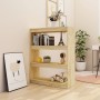 Estantería/divisor de espacios madera maciza pino 100x30x103 cm de , Librerías y estanterías - Ref: Foro24-808213, Precio: 69...