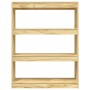 Estantería/divisor de espacios madera maciza pino 100x30x103 cm de , Librerías y estanterías - Ref: Foro24-808213, Precio: 69...