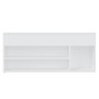 Banco zapatero de madera contrachapada blanco 105x30x45 cm de , Zapateros y organizadores de calzado - Ref: Foro24-808756, Pr...