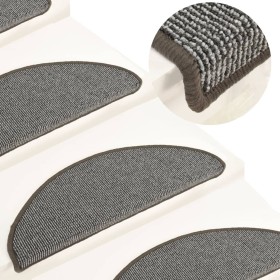Alfombras de peldaños de escalera 15 uds gris 65x21x4 cm de , Alfombrillas para escalones - Ref: Foro24-149854, Precio: 64,93...