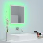 Espejo de baño LED acrílico blanco 40x8,5x37 cm de , Tocadores de baño - Ref: Foro24-804908, Precio: 43,52 €, Descuento: %