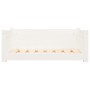 Cama para perros madera maciza de pino blanco 75,5x55,5x28 cm de , Camas para perros - Ref: Foro24-821453, Precio: 63,15 €, D...