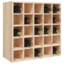 Botellero de madera maciza de pino 56x25x56 cm de , Armarios para vino y licores - Ref: Foro24-821537, Precio: 64,06 €, Descu...