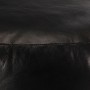 Puf negro 60x30 cm cuero auténtico de cabra | Foro24.es | Tu tienda online para hogar, jardín y más Foro24.es