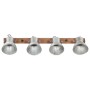 Lámpara de pared industrial plateada 90x25 cm E27 | Foro24.es | Tu tienda online para hogar, jardín y más Foro24.es