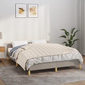 Manta con peso tela color crema claro 138x200 cm 6 kg de , Mantas - Ref: Foro24-350754, Precio: 65,59 €, Descuento: %
