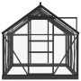 Invernadero de vidrio gris antracita aluminio 155x200,5x191 cm de , Invernaderos - Ref: Foro24-3082334, Precio: 541,22 €, Des...