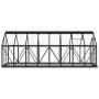 Invernadero de vidrio gris antracita aluminio 155x395,5x191cm de , Invernaderos - Ref: Foro24-3082336, Precio: 898,63 €, Desc...
