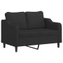 Juego de sofás con cojines 3 piezas tela negro de , Sofás - Ref: Foro24-3201830, Precio: 505,40 €, Descuento: %