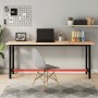 Banco de trabajo madera maciza de haya y metal 180x55x81,5 cm de , Mesas de trabajo - Ref: Foro24-3188906, Precio: 197,48 €, ...