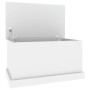 Baúl almacenaje madera contrachapada blanco brillo 70x40x38 cm de , Baúles de almacenamiento - Ref: Foro24-816506, Precio: 72...