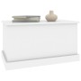 Baúl almacenaje madera contrachapada blanco brillo 70x40x38 cm de , Baúles de almacenamiento - Ref: Foro24-816506, Precio: 72...