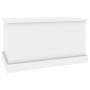 Baúl almacenaje madera contrachapada blanco brillo 70x40x38 cm de , Baúles de almacenamiento - Ref: Foro24-816506, Precio: 72...