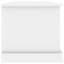 Baúl almacenaje madera contrachapada blanco brillo 70x40x38 cm de , Baúles de almacenamiento - Ref: Foro24-816506, Precio: 72...