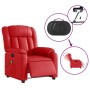 Sillón de masaje reclinable eléctrico de cuero artificial rojo de , Sillones - Ref: Foro24-3205262, Precio: 266,51 €, Descuen...