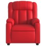 Sillón de masaje reclinable eléctrico de cuero artificial rojo de , Sillones - Ref: Foro24-3205262, Precio: 266,51 €, Descuen...