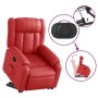 Sillón reclinable elevable cuero artificial rojo de , Sillones - Ref: Foro24-3205269, Precio: 268,29 €, Descuento: %