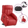 Sillón reclinable de masaje de pie cuero artificial rojo de , Sillones - Ref: Foro24-3205276, Precio: 288,84 €, Descuento: %