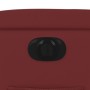 Sillón reclinable eléctrico de cuero sintético rojo tinto de , Sillones - Ref: Foro24-3204534, Precio: 265,91 €, Descuento: %