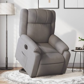 Sillón eléctrico reclinable elevable de tela gris taupe de , Sillones - Ref: Foro24-3205234, Precio: 340,03 €, Descuento: %