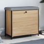 Banco zapatero con cajón abatible roble Sonoma 62x32x56 cm | Foro24.es | Tu tienda online para hogar, jardín y más Foro24.es