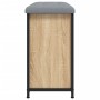 Banco zapatero con cajón abatible roble Sonoma 62x32x56 cm | Foro24.es | Tu tienda online para hogar, jardín y más Foro24.es
