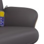 Sillón de masaje reclinable con reposapiés cuero sintético gris de , Sillones - Ref: Foro24-356639, Precio: 153,22 €, Descuen...