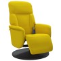 Sillón reclinable masaje con reposapiés terciopelo amarillo | Foro24.es | Tu tienda online para hogar, jardín y más Foro24.es