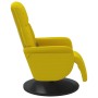 Sillón reclinable masaje con reposapiés terciopelo amarillo | Foro24.es | Tu tienda online para hogar, jardín y más Foro24.es