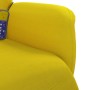 Sillón reclinable masaje con reposapiés terciopelo amarillo | Foro24.es | Tu tienda online para hogar, jardín y más Foro24.es