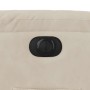 Sillón reclinable eléctrico tela de microfibra beige de , Sillones - Ref: Foro24-3204920, Precio: 283,60 €, Descuento: %