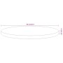 Tablero de mesa redondo madera maciza de acacia Ø60x2,5 cm de , Tableros para mesas - Ref: Foro24-370050, Precio: 80,78 €, De...