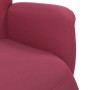 Sillón reclinable con reposapiés terciopelo rojo tinto de , Sillones - Ref: Foro24-356685, Precio: 182,24 €, Descuento: %